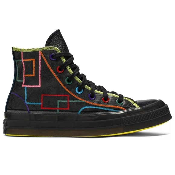 CONVERSE Chuck 70 High Chinese Year Sneakers Black / Black / Opti Yellow - Picture 1 of 9